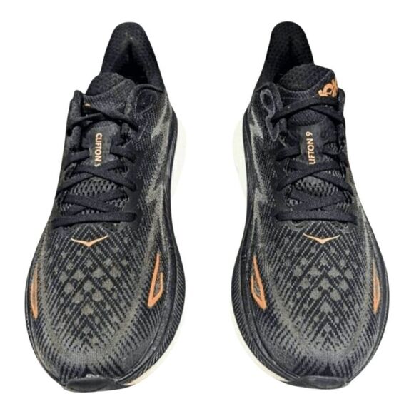HOKA ONE ONE Clifton 9 \'Black Copper\' Running Shoes Size 10W/M8 main image 6